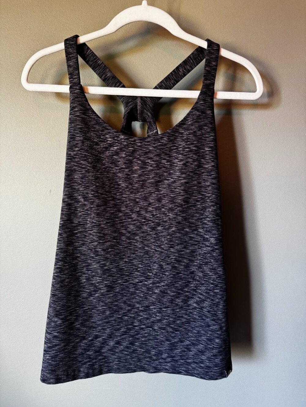 The North Face Women’s Large Gray Heather Strappy Racerback Workout Tank